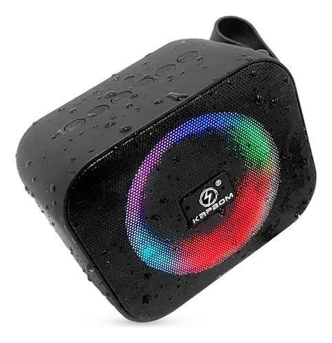 Caixinha De Som Bluetooth Tws Potente Portátil A Prova Dágua