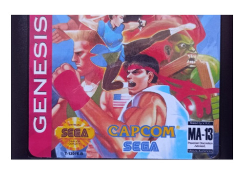 Street Fighter 2 Turbo Beta Sega Genesis Megadrive Repro