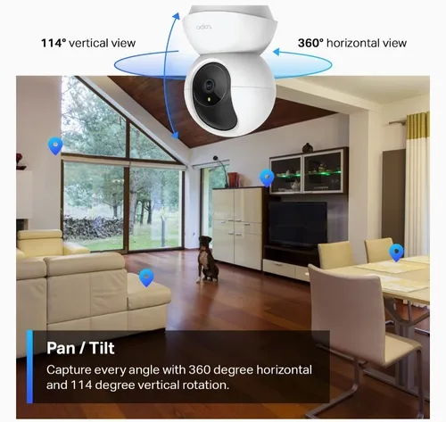 Tp Link Tapo C210 Cámara Seguridad 2024 Pan Tilt 2k X1