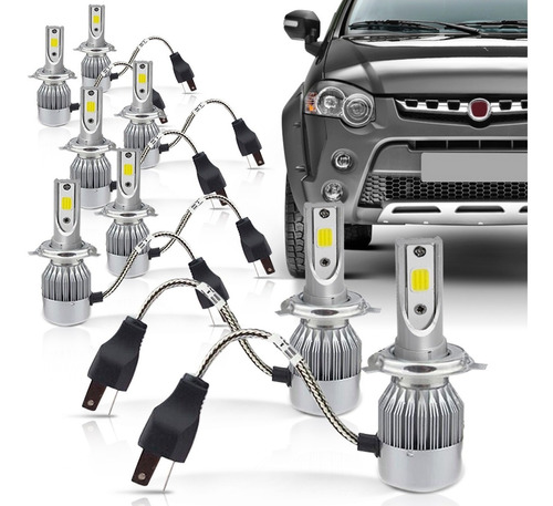 Kit Lampada Led Farol Milha Strada Adventure 09 A 10 11 2012