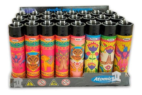 Encendedores India 24 Und- Distribuidor Oficial Atomic