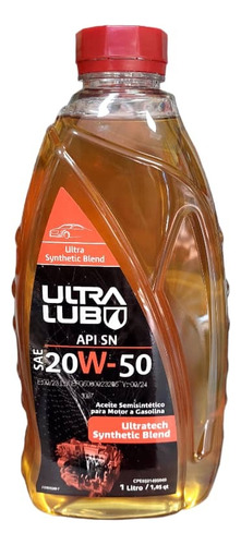 Aceite Semisintético 20w-50 Ultra Lub