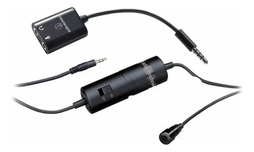 Microfone Lapela Atr 3350is Audio Technica Cel Pc Smartphone