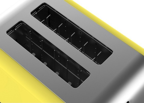 Tostadora Peabody Pe-t387 Amarilla 2 Ranuras 6 Niveles 1050w