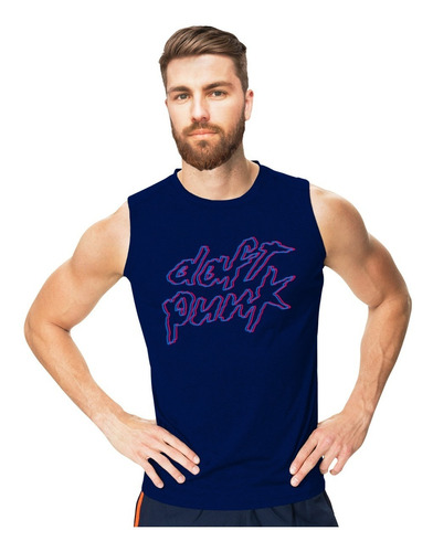 Daft Punk 3d Playera Sin Mangas Tank Top Gym 