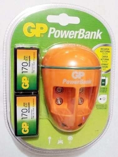 Cargador De Pilas Recargables Gp 9v.