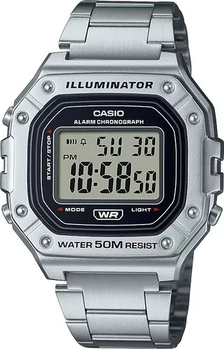 Reloj Hombre Casio Digital W-218hd Caja 43.2mm - Impacto