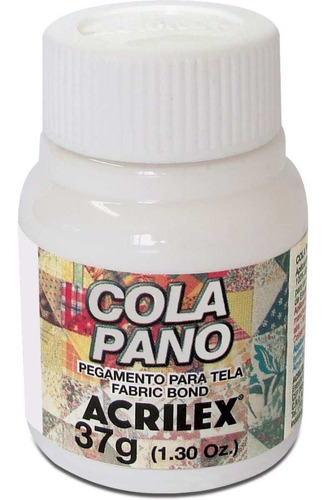 12 X Cola Pano Permanente Para Tecido 37 Grs Cada Acrilex