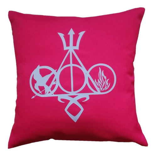 Imagen 4 de 7 de Almohadones Harry Potter Estampados 40x40cm Patronus Always