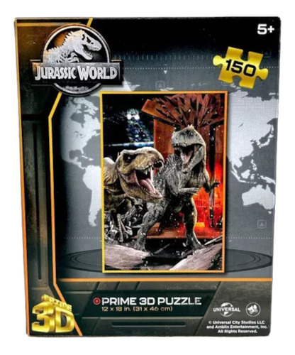 Puzzle Rompecabezas 3d Jurassic World 150 Piezas