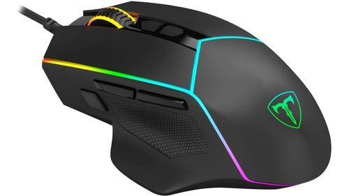 Imagem 4 de 6 de Mouse Gamer T-dagger Camaro Rgb Preto Com Fio Usb - Lacrado