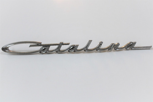 Emblema Catalina Pontiac Auto Clasico Original Cromo Metal