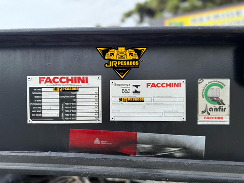 Carreta Facchini Porta Container 12 Pinos Único Dono 2024