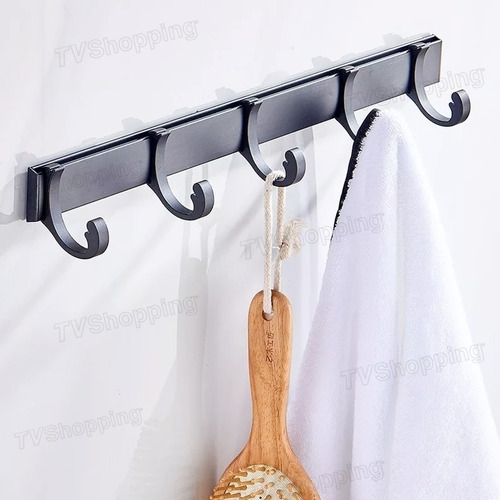 Toallero De Baño Plegable De Aluminio Ahorro Espacio Moderno