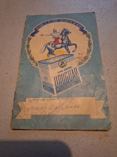 Antigua Libreta De Apuntes De Aceite Uruguay Año 1955