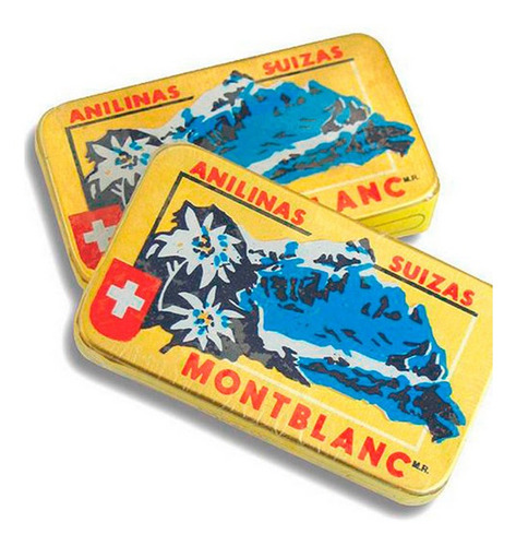 Pack Anilinas Mont Blanc 2 Unidades Color Negro