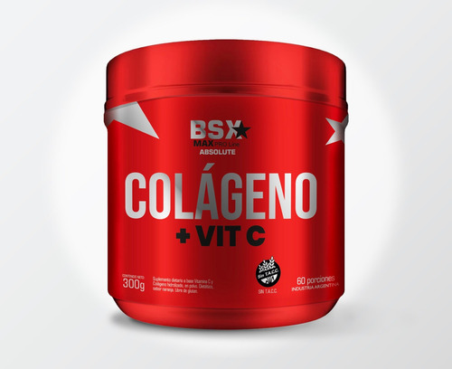 Colágeno Premium Bsx + Vitamina C Sabor Naranja