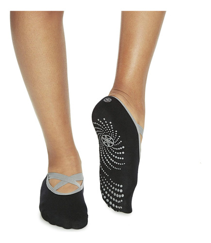 Gaiam Yoga Barre Socks - Non Slip Sticky Toe Grip Accesso Ac