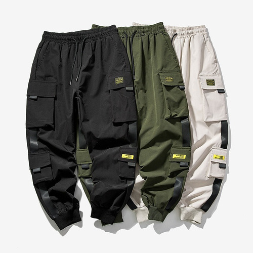 Moda Pantalón Jogger Cargo Para Hombre Casual