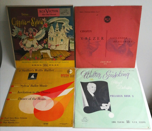 4 Disco Vinilo Musica  Clasica Ballet Chopin