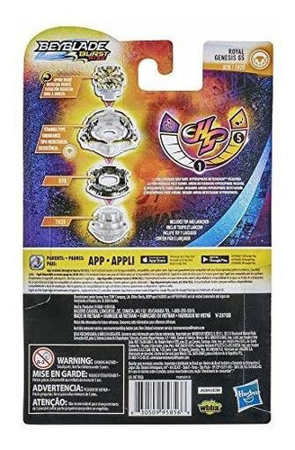 Beyblade Burst Rise Hypersphere Royal Genesis G5, +8 Años