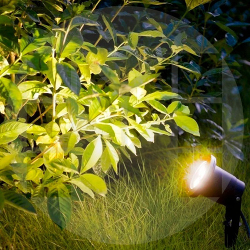 Estaca Para Jardin Con Reja Gu10 Ip65 Exterior + Dicro Led