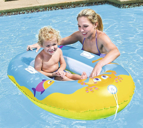 Flotador Inflable Bestway Bote Junior Infantil Piscina Playa