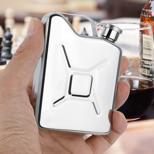 Whisky Portátil De Acero Inoxidable Con Botella De Bolsillo