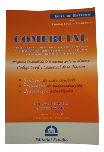 Guia De Estudio Comercial- Edicion Actualizada - Ed. Estudio