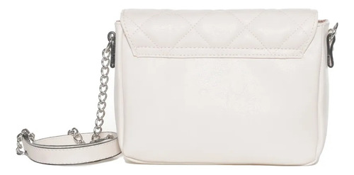 Bolsa Feminina Vizzano Pequena Strass Moderna Despojada Cor Off White