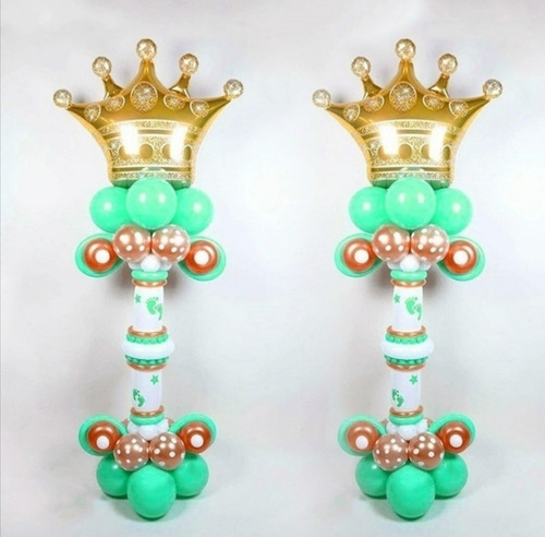 2 Columna Portátil Con Base Para Decoración De Globos 1.5 Mt