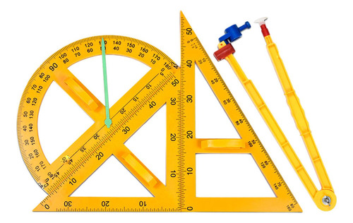 Z Juego De Reglas De Geometría Matemática, Material