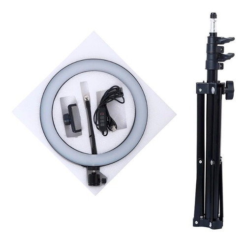Aro Led Lámpara De Iluminación Makeup Estética 10'' Tienda
