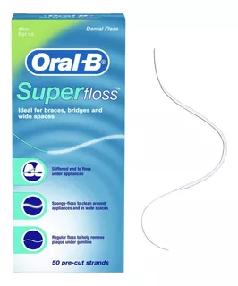 Hilo Dental Super Floss Oral-b Sabor A Menta