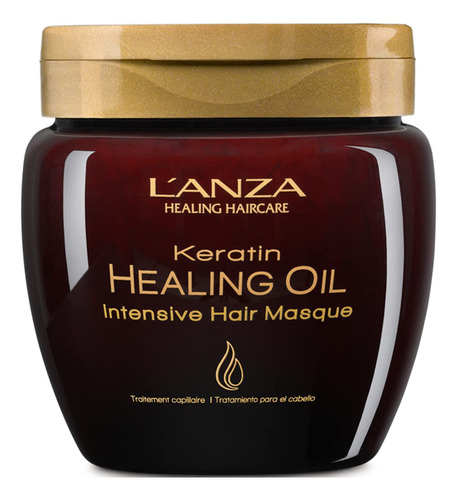 L'anza Mascarilla Intensiva De Aceite Curativo De Queratina 