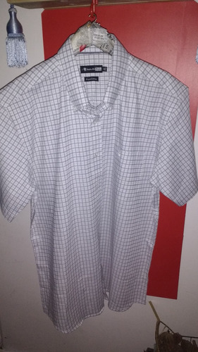 Camisa Santa Fe Polo Slim Fit Talle L / Belgrano