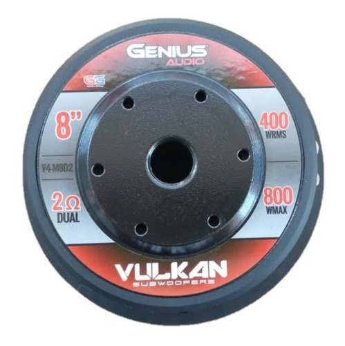 Imagen 2 de 4 de Subwoofer 8 Genius V4-m8d2 400rms