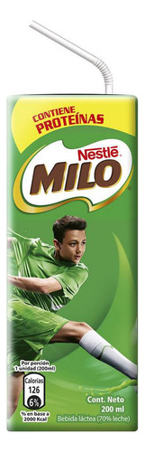 Leche Milo Nestle 200cc(12 Unidades) Super