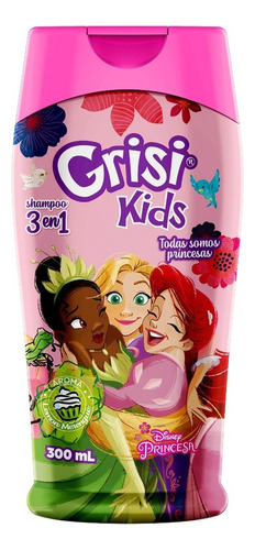 Grisi Kids Shampoo Infantil Princesas 3 En 1, 300 Ml