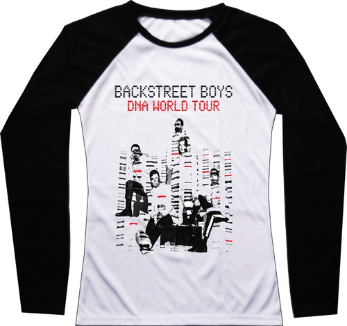 Buso Backstreet Boys Dama Raglan Rock Pop Bca Urbanoz
