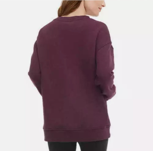 Sudadera Capitonada Danskin Vino Extra Suave Talla Plus 2xl