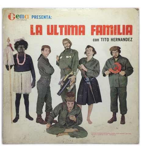 Vinilo Tito Hernandez La Ultima Familia Lp Usa Humor Cubano