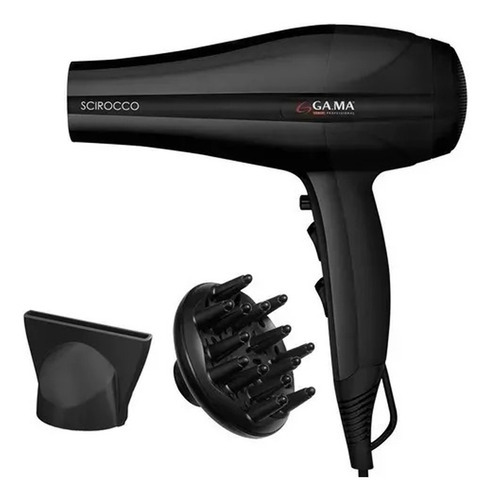 Scirocco Ceramic Secador De Pelo Profesional 2200 W Gama Color Negro