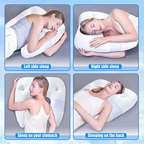 Saheyer Almohada Para Dormir De Lado, Almohada Corporal Para