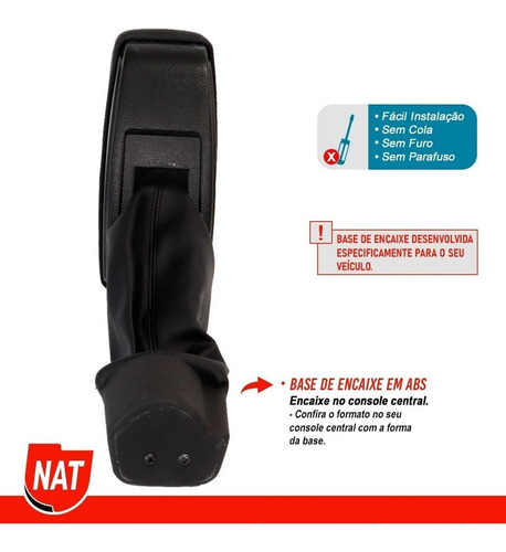 Apoio De Braço Encosto Chevrolet Spin 2013 Até 2023 Couro