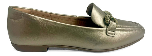 Sapatilha Loafer Santinelli Casual Feminino 1472-002 Champag