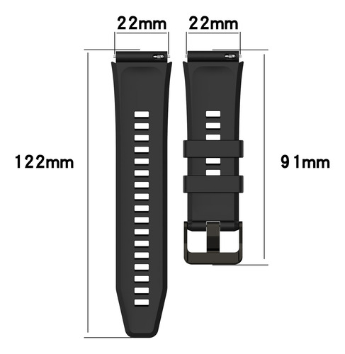 Adecuado For Correa De Silicona Honor Watch Gs3
