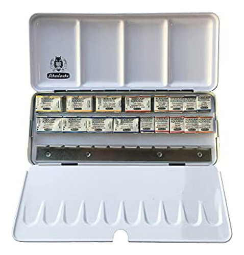 Set Acuarelas Schmincke Horadam - 8 Full Pans Y 9 Half Pans