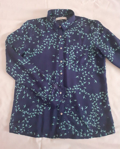 Camisa Pull & Bear Importada Talle S Mujer