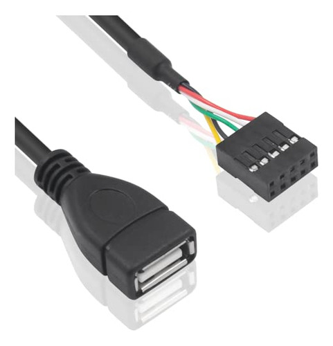 Cable Usb De Conector Usb A Usb De Duttek, Adaptador Usb 2.0